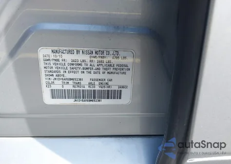 2011 Infiniti G25X из США, поврежденный, VIN JN1DV6AR6BM652381